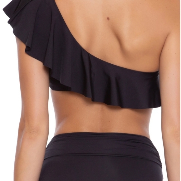 Trina Turk ATLAS ONE SHOULDER RUFFLE BANDEAU - Sizes 4, 8, 12 - Brand New - Picture 2 of 8
